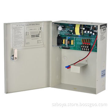 CCTV power supply DC12V5A for 9chs Cameras,support UPS backup power